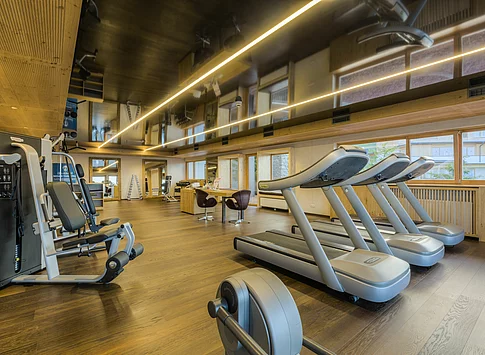 Fitnessraum im Wellnesshotel Feuerberg auf der Gerlitzen Alpe in Kärnten
