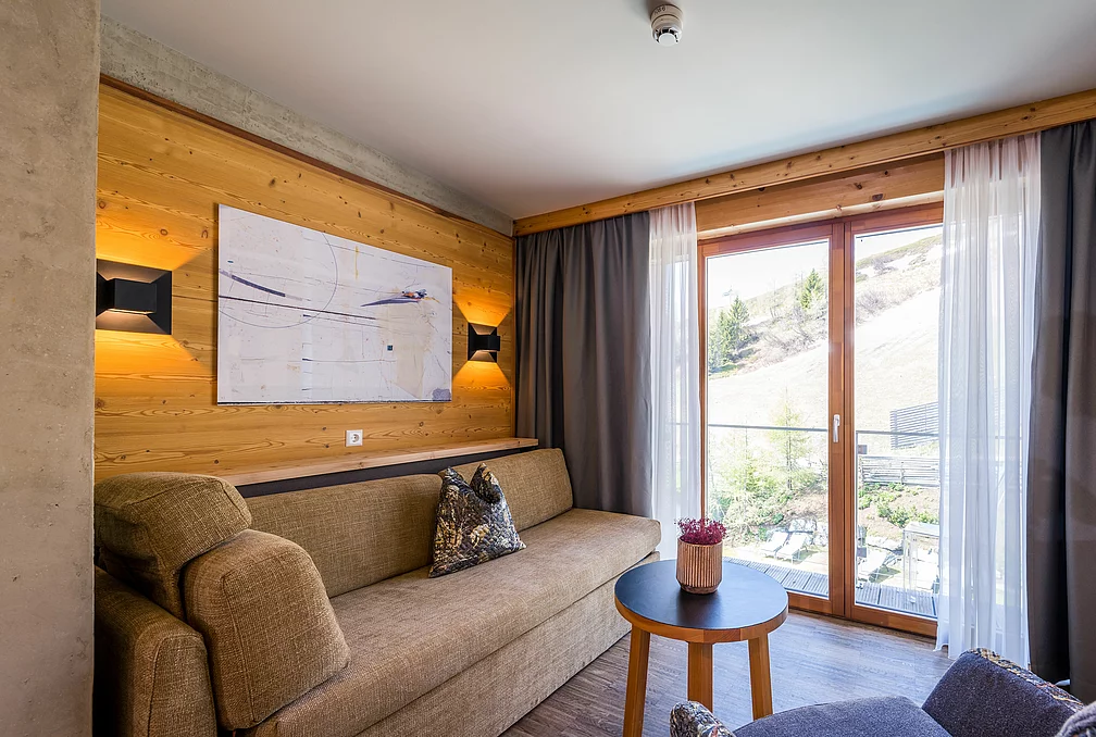 Nature View Rooms Zimmer im Resort mit gemütlicher Couch