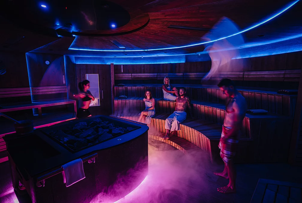 Konzertsauna mit multivisuellem Erlebnis