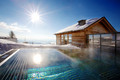 Bergquell Pool im Wellnesshotel Feuerberg in Kärnten