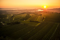 herbstlandschat im Sonnenuntergang