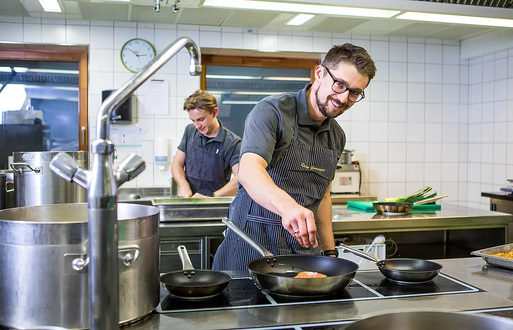 Küchenchef in der Küche