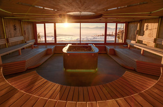 Konzertsauna im Winter