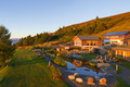 Mountain Resort Feuerberg bei Sonnenaufgang