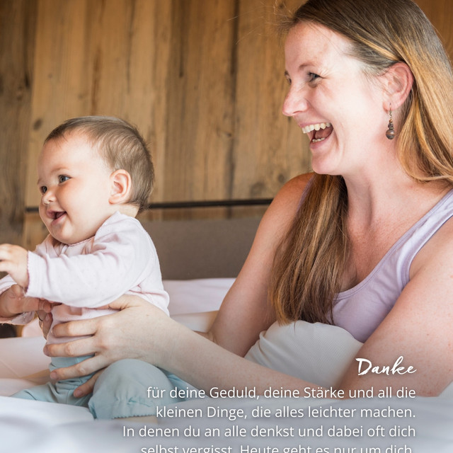 Am Muttertag geht es um die Menschen, die immer da sind. Die zuhören, auffangen, mitfühlen und so oft an alle denken – nur nicht an sich selbst - Mamas.