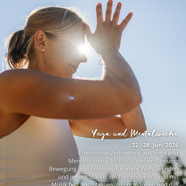Kraft & Balance. Vom 8. Juni bis 5. Juli wird der Feuerberg zu einem Ort, an dem Bewegung, Natur und bewusste Momente zusammenkommen.